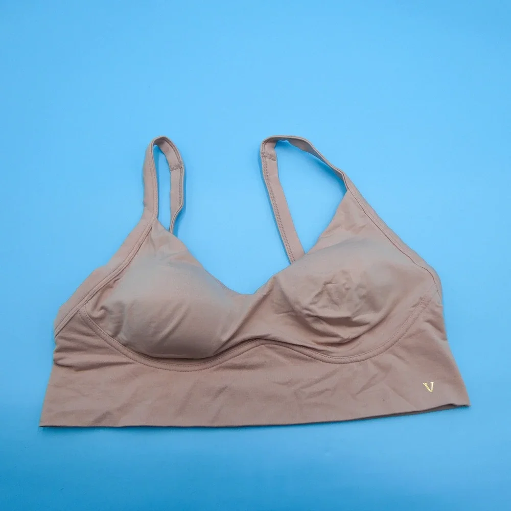 Victoria's Secret Bralette Womens‎ Extra Large Lounge Wireless Nude Polyamide XL